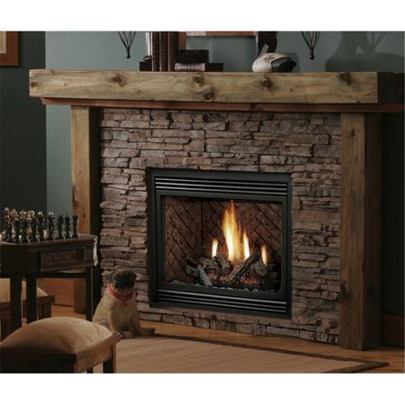 KINGSMAN Kingsman HBZDV3624LP Propane Millivolt Valve Fireplace; 22000 BTU for 36 x 24 in. Fireplaces HBZDV3624LP